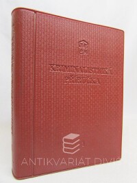 kolektiv, autorů, Kriminalistická příručka: Orientační kriminalistické minimum pro příslušníky SNB, svazek 1, 1967