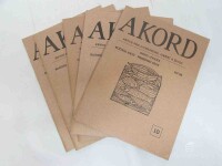 kolektiv, autorů, Akord: Revue pro literaturu, umění a život ročník XXIII, čísla 7 a 10 + ročník XXIV, čísla 6, 8, 9, 2002
