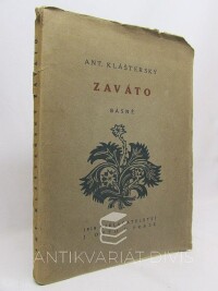 Klášterský, Antonín, Zaváto, 1918