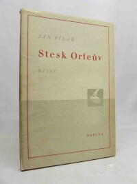 Pilař, Jan, Stesk Orfeův, 1940