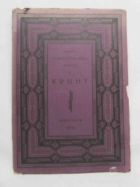 Fischer, Otokar, Básně Otokara Fischera, svazek V.: Kruhy, 1926