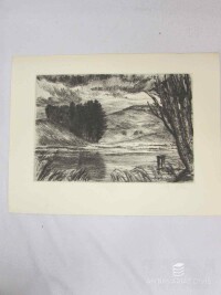 Štika, Karel, Krajem kamenitým: Rybník, 1949