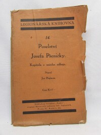 Hajšman, Jan, Poselství Josefa Pšeničky: Kapitola z našeho odboje, 0