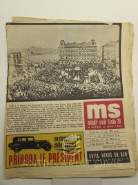 kolektiv, autorů, Mladý svět ročník X., číslo 20, 1968