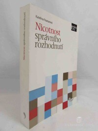 Frumarová, Kateřina, Nicotnost správního rozhodnutí, 2014