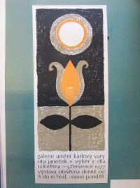 Janeček, Ota, Galerie umění Karlovy Vary: Ota Janeček - výběr z díla 12. května - 3. července 1977, 1977