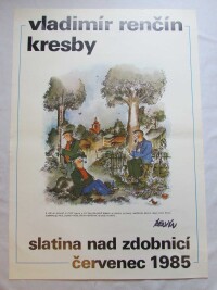 Renčín, Vladimír, Vladimír Renčín - Kresby, Slatina nad Zdobnicí, červenec 1985, 1985
