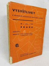 kolektiv, autorů, Horný, Radvan, Vysvětlivky k přehledné geologické mapě ČSSR 1:200 000, 1963