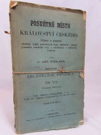 Podlaha, Antonín, Posvátná místa království Českého, řada první: Arcidiecese Pražská. Díl VII. Vikariát Slanský, 1913