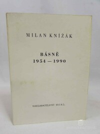 Knížák, Milan, Básně 1954-1990, 1990