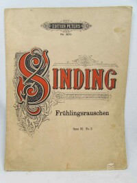 Sinding, Christian, Frühlingsrauschen: Klavierstück, 0