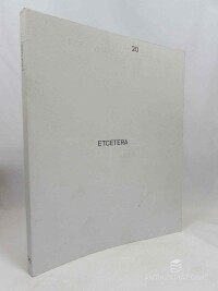 kolektiv, autorů, Etcetera 20: Benefiční aukce Dům pro Julii, 2025