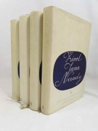 Novotný, Miroslav, Život Jana Nerudy: Básník Hřbitovního kvítí (Do roku 1857) - díl první, Život Jana Nerudy: Mladistvé zápasy (1857-1859) - díl druhý, Život Jana Nerudy: Do rozchodu s Karolinou Světlou (1860-1862) - díl třetí, Život Jana Nerudy: Arabesky, Rodinná kronika, , 1956
