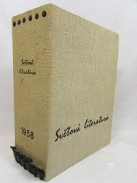 kolektiv, autorů, Světová literatura 3. ročník kompletní, čísla 1-6, 1958