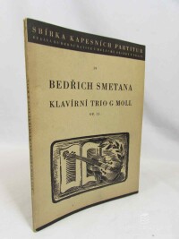 Smetana, Bedřich, Klavírní trio G moll, op. 15, 1945
