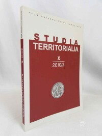 kolektiv, autorů, Studia territorialia X 2010/2, 2011
