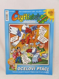 Němeček, Jaroslav, Tamchyna, Robert, Čtyřlístek 615, 614: Oceloví ptáci, Ďáblův recept, 2016