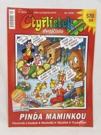 Němeček, Jaroslav, Lamková, Hana, Čtyřlístek 570, 569: Pinďa maminkou, Vlkodlak, 2014