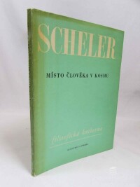 Scheler, Max, Místo člověka v kosmu, 1968