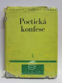 Becher, Johannes Robert, Poetická konfese, 1974