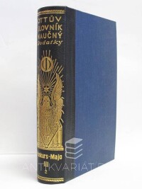 Otto, Jan, Ottův slovník naučný, Dodatky III, 2: Konkurs-Majo, 1935