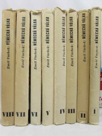 Vachek, Emil, Německá válka I-VIII: Hitlerovo tažení proti Československu, Válka počne v Praze, Bleskové války začínají, Tři bleskové války, Bitva o Anglii, Stalingrad, Amerika v boji, Generální ofensiva, 1946