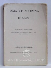 Medek, Rudolf, Syřiště, František, Památce Zborova 1917-1927, 1927