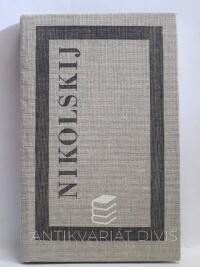 Nikolskij, Sergej, Fantastika a satira v díle Karla Čapka, 1978