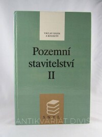 Hájek, Václav, Pozemní stavitelství II, 1990