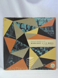 Chopin, Fryderyk, Op. 11, Koncert č. 1 E-moll pro klavír a orchestr, 1958