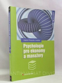 Provazník, Vladimír, Psychologie pro ekonomy a manažery, 2002