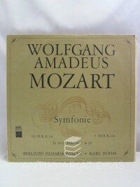 Mozart, Wolfgang Amadeus, Symfonie Es dur, K. 184, C dur, K. 338, D dur "Pařížská" K. 297, 1970