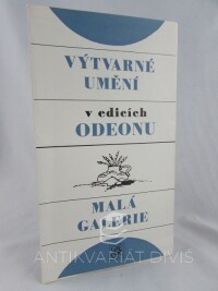 Motlová, Milada, Výtvarné umění v edicích Odeonu: Malá galerie, 1988