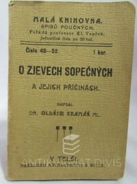Kramář, Oldřich, O zjevech sopečných a jejich příčinách, 0