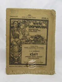 Komenský, Jan Amos, Kšaft umírající matky Jednoty českobratrské, 1920