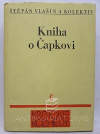 Vlašín, Štěpán, Kniha o Čapkovi, 1988