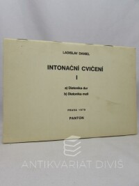 Daniel, Ladislav, Intonační cvičení I: a) Diatonika dur, b) Diatonika moll, 1979