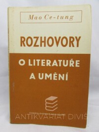 Ce-Tung, Mao, Rozhovory o literatuře a umění, 1950
