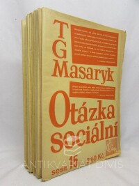 Masaryk, Tomáš Garrigue, Otázka sociální II, 1936
