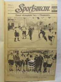 Horáček, M. J., Sportsman, ročník VI, čísla 5-47, 1924