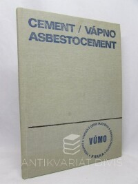 kolektiv, autorů, Cement, vápno, azbestocement (asbestocement), 1977