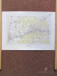 kolektiv, autorů, Nástěnná mapa Zlín (1:50 000), 0