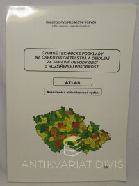 kolektiv, autorů, Územně technické podklady na úseku obyvatelstva a osídlení za správní obvody obcí s rozšířenou působností, 2004