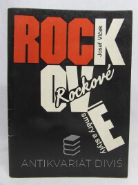 Vlček, Josef, Rockové směry a styly, 1988