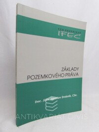 Drobník, Jaroslav, Základy pozemkového práva, 2005