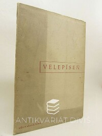 Šelomo, , Velepíseň, 1937